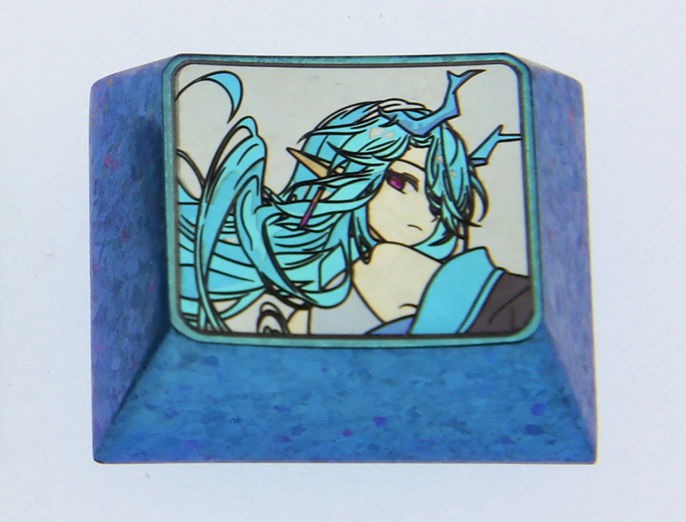 Dusk, 1.25U titanium alloy personalized keycaps, decorative keycaps, gaming keycaps