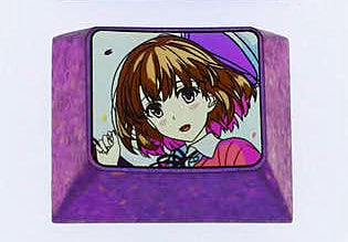 The Legend of Zelda，Makise Kurisu，Megumi Kato， Titanium alloy personalized keycaps, keyboard decorative keycaps