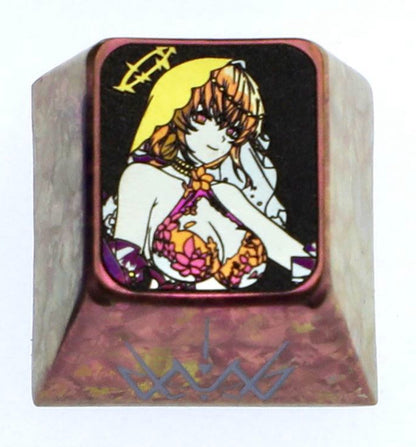 Project Snow, Snowbreak: Containment Zone, 1U titanium alloy personalized keycaps, metal art keycaps for anime and games.