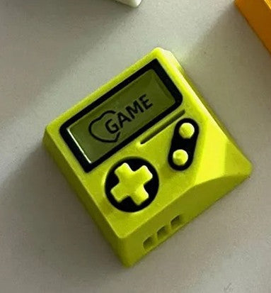 Game boy, 3D printed resin material personalized keycap, game themed translucent decorative keycap