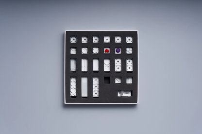 SH2PE Vera Metal Personalized Keycap Combination Set, Metal Simple Pattern Decorative Keycaps