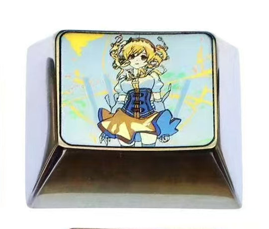 Puella Magi Madoka Magica，1U、1.25U、2.25U、6.25U、7U， Titanium alloy personalized keycaps