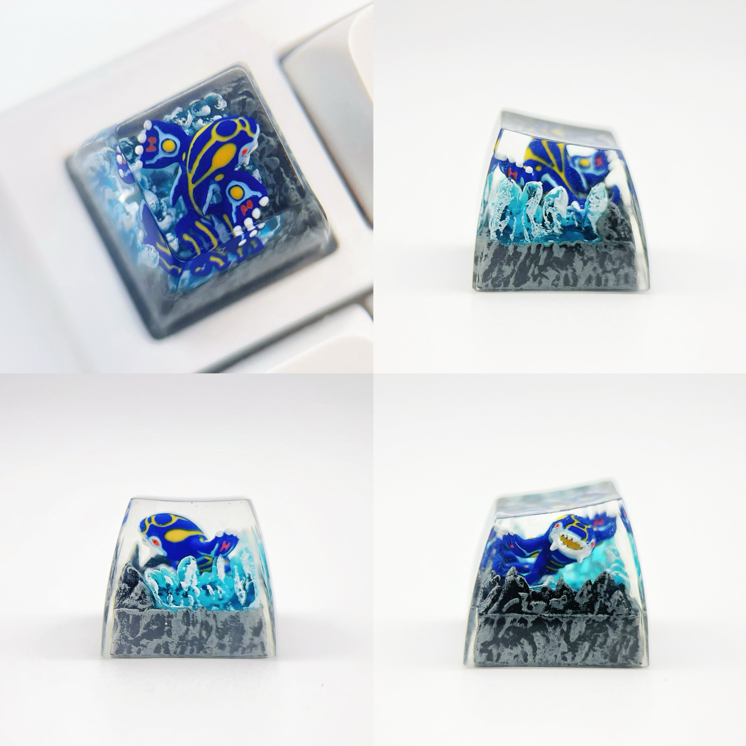 Pok é mon Mythical Beast Collection, Crystal Drops of Glue Material Artisankeycaps, Anime, Game, Culture, Creativity, Peripheral Decoration, Personalized Keycaps