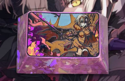 Fate/Grand Order, Alter, 1.5U titanium alloy personalized keycaps, anime and game cultural and creative peripheral products, mechanical keyboard decorative keycaps