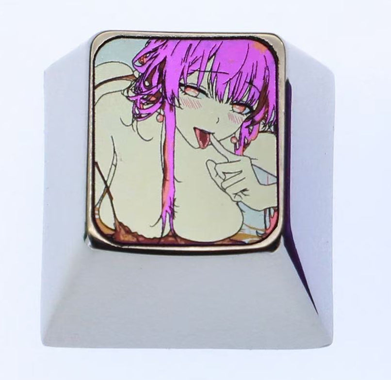 Honkai：Star Rail ， Sexy Kafka, 1U titanium alloy personalized keycap, anime and game metal creative decorative keycap.