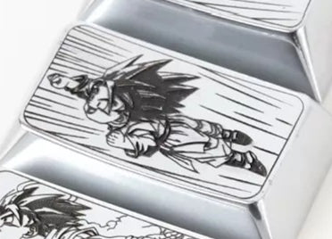 Dragon Ball Theme, Metal Personalized Keycaps, Large Key Combination, Anime Game Mechanical Keyboard Decorative Keycaps