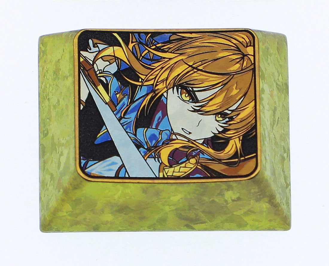 Fate/stay night theme, saber 1.25u titanium alloy personalized keycap, anime and game culture creative personalized keycap decoration keycap