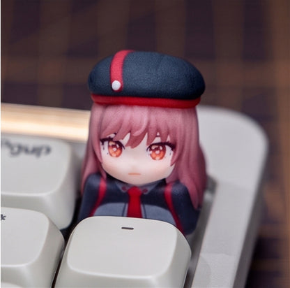 NIKKE：The Goddess of Victory，3D printing, not corroded or faded, three-dimensional modeling, anime, gaming, cultural creativity, personalized keycaps, mechanical keyboard decoration keycaps