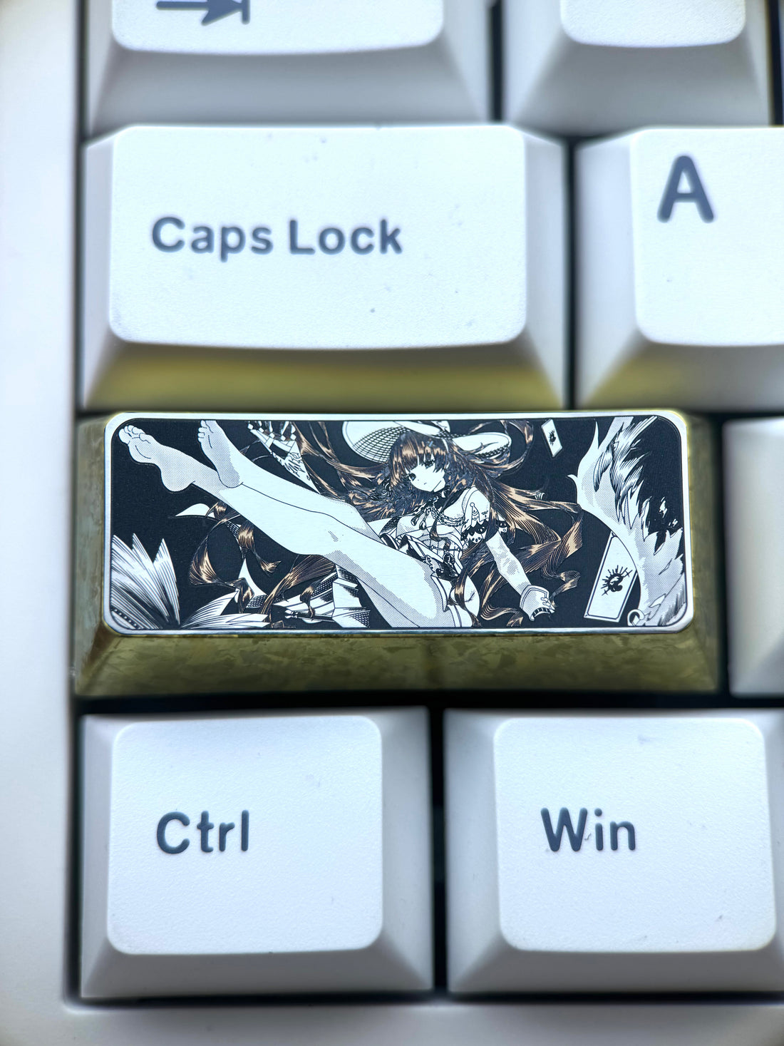 Wuthering Waves, Phoebe, 2.25U titanium alloy carved keycaps, anime and game culture creative personalized keycaps