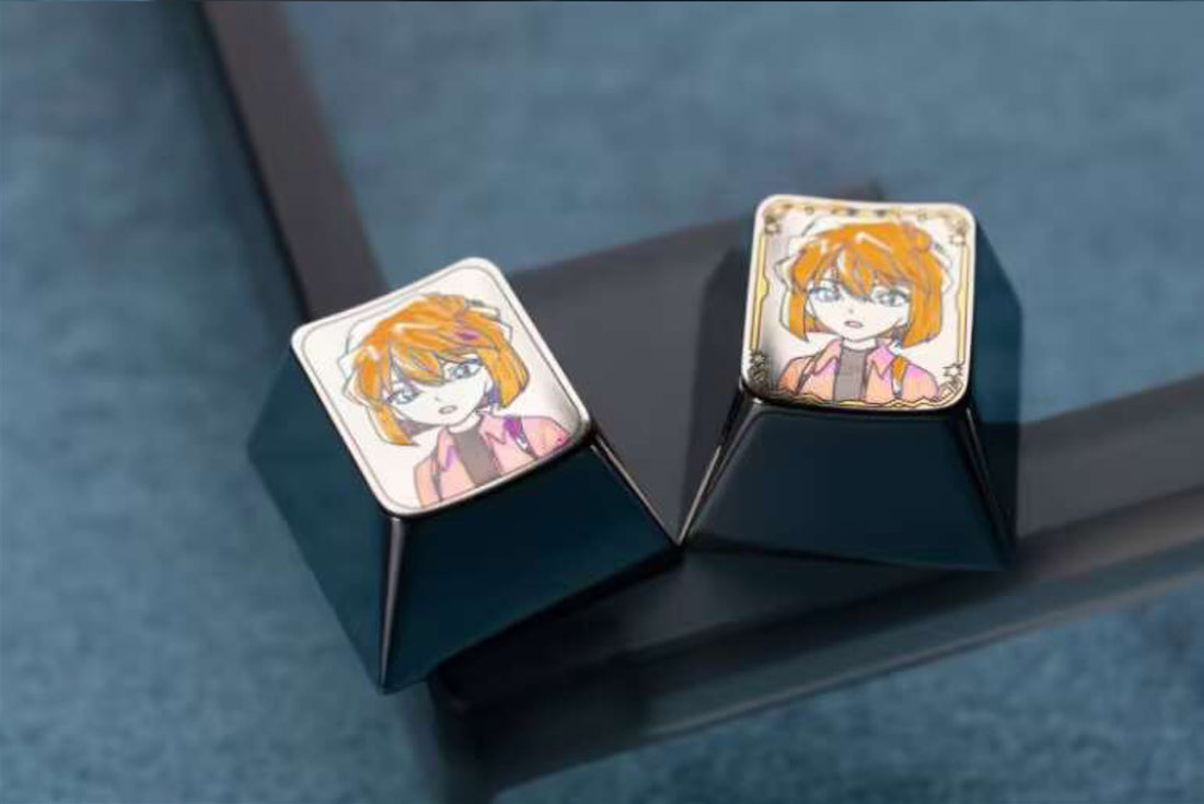Detective Conan, Anita Hailey、Vi Graythorn， Colorful titanium alloy decorative keycaps