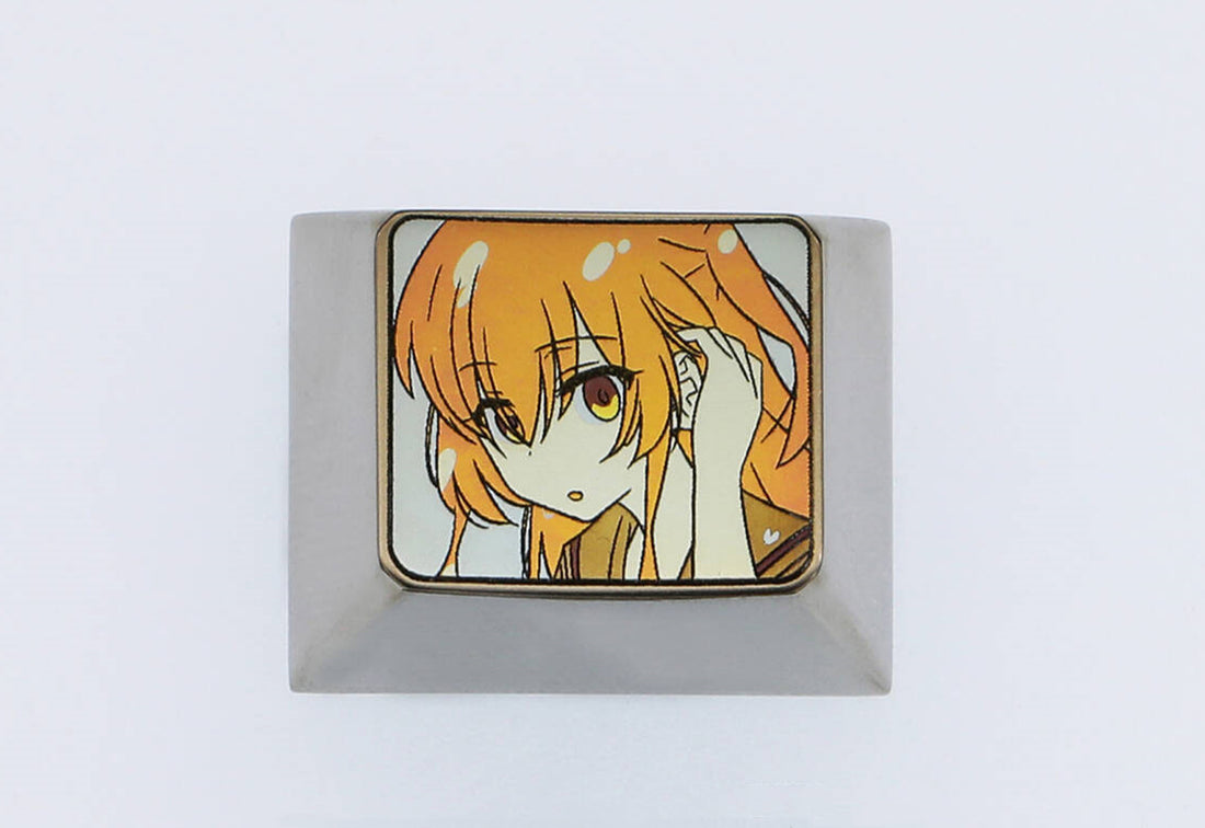 Bocchi The Rock!, Kita Ikuyo, 1.25U titanium alloy carved personalized keycaps, mechanical keyboard decorative keycaps