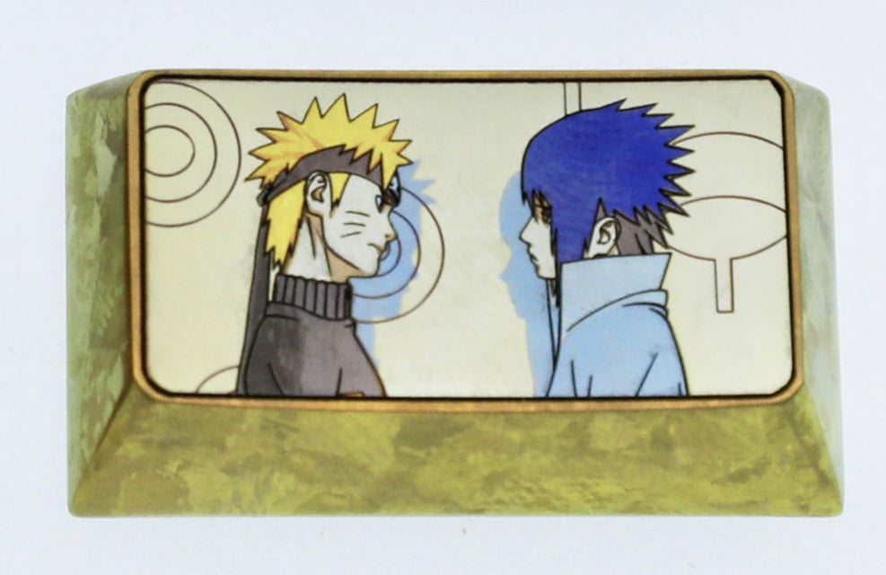 Naruto, 1U/1.75U titanium alloy metal personalized keycaps, decorative keycaps, anime character keycaps