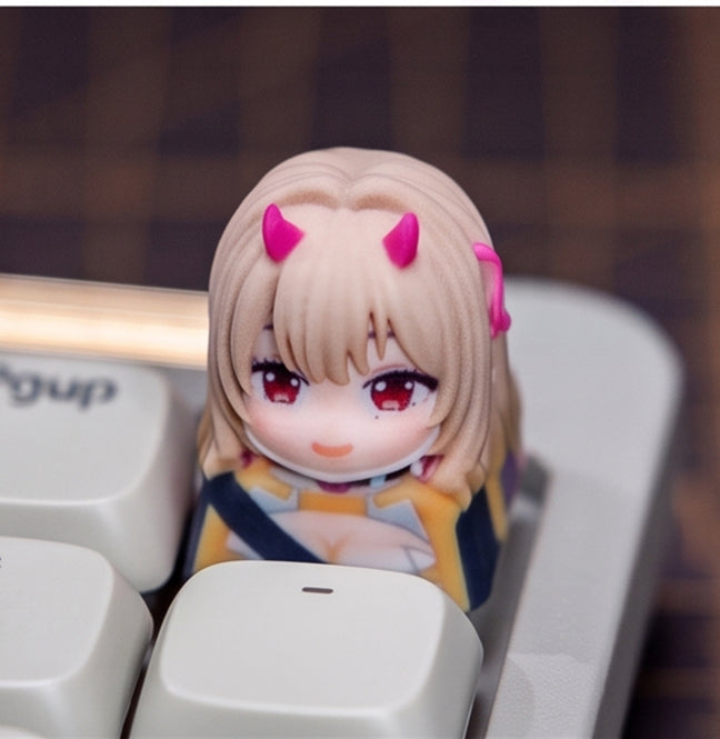 NIKKE：The Goddess of Victory，3D printing, not corroded or faded, three-dimensional modeling, anime, gaming, cultural creativity, personalized keycaps, mechanical keyboard decoration keycaps