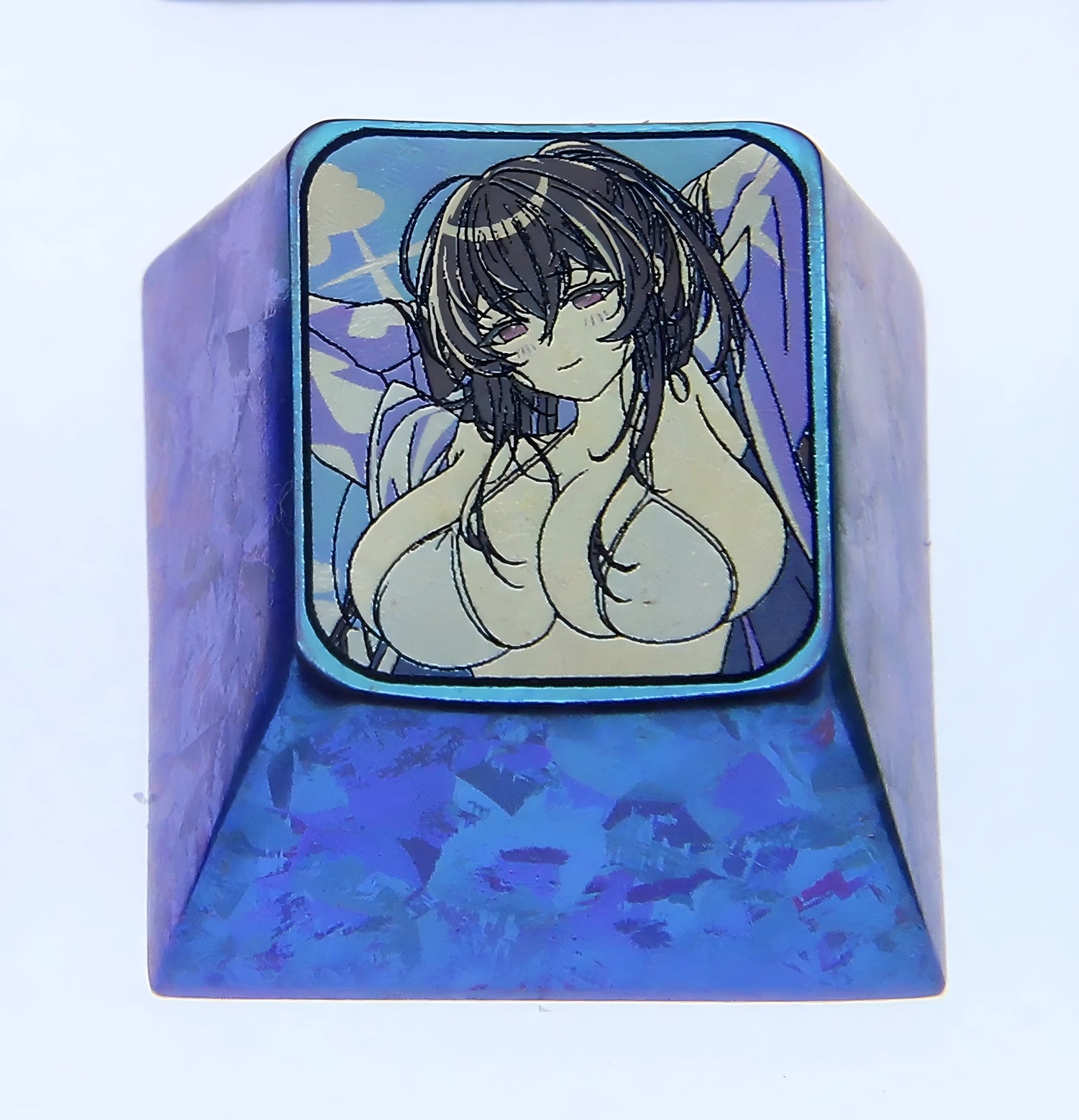 Azur Lane, 1U titanium alloy personalized keycaps, metal material anime game peripheral keycaps