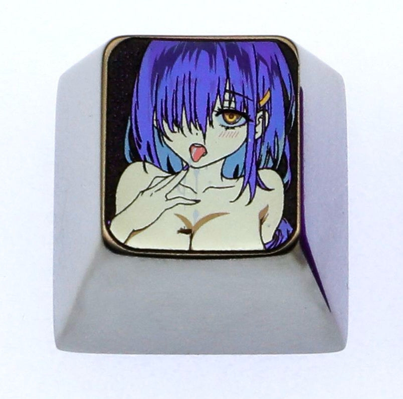 Maple, 1U titanium alloy personalized keycap, anime and game character peripheral decorative art customized keycap