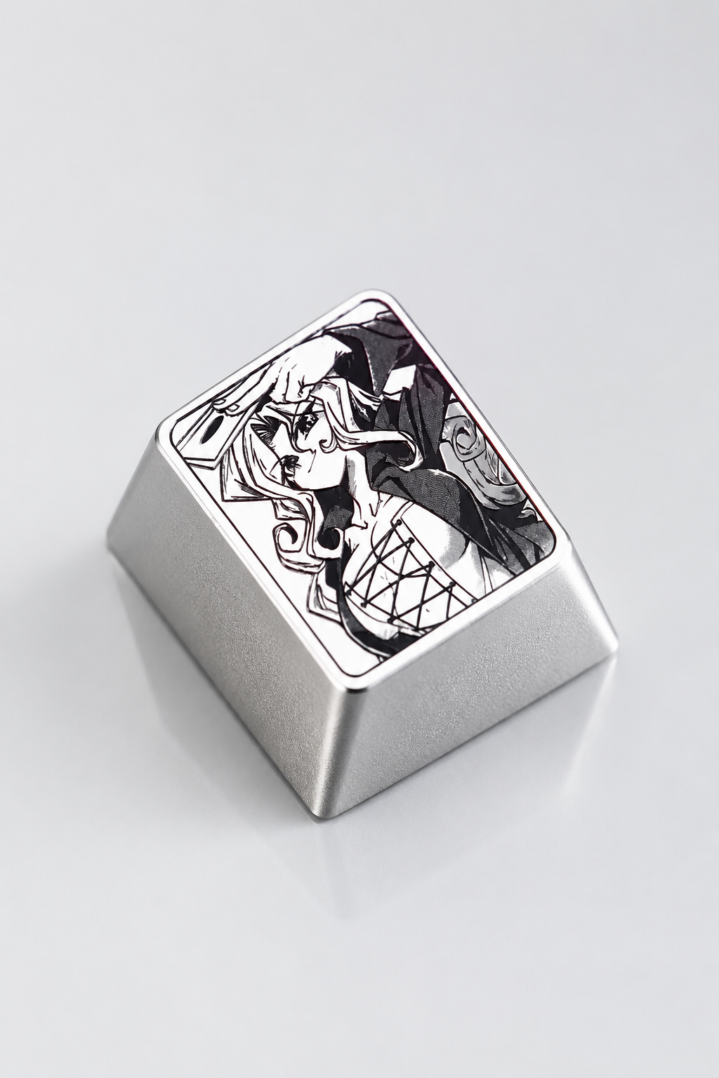 Yu-Gi-Oh!，Mai Valentine，1 U titanium alloy personalized keycaps, anime and game cultural creative keycaps, mechanical keyboard decorative keycaps