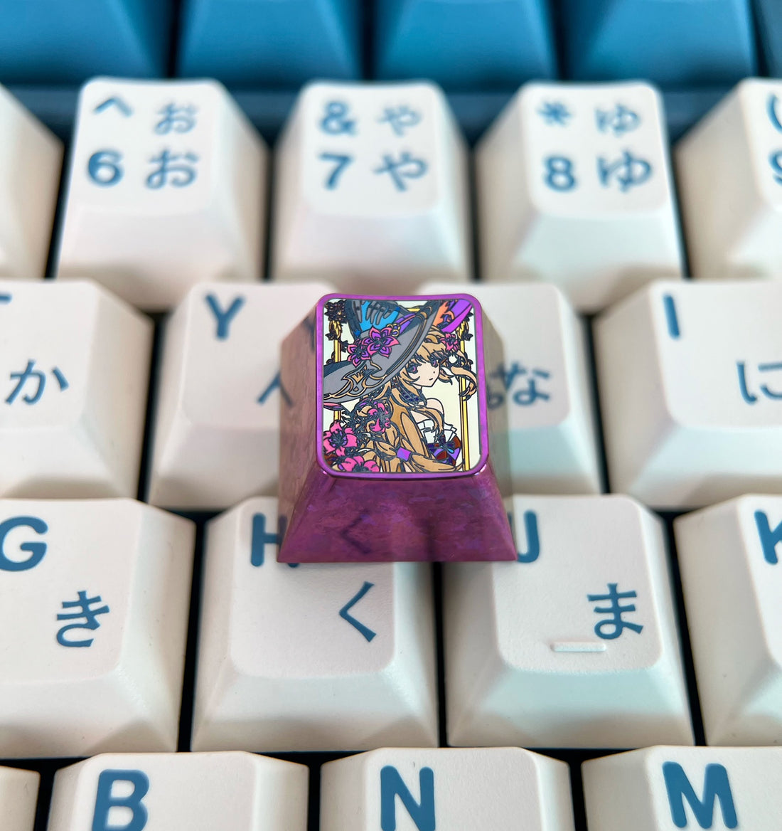 Honkai: Star Rail, Titanium alloy personalized keycaps, decorative keycaps, game character metal creative keycaps