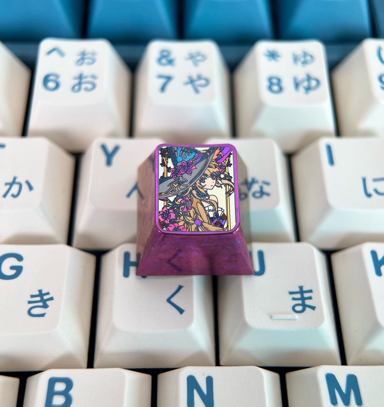 Honkai: Star Rail， Titanium alloy personalized keycaps, decorative keycaps, game character metal creative keycaps
