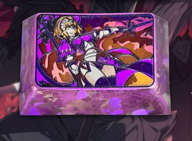 Fate/Grand Order, Alter, 1.5U titanium alloy personalized keycaps, anime and game cultural and creative peripheral products, mechanical keyboard decorative keycaps