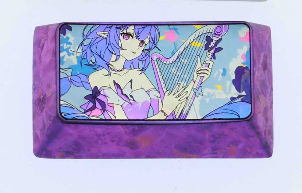 Honkai: Star Rail, 1.75U (TAB, Shift) Castor titanium alloy personalized keycaps, anime game decorative keycaps, metal carving art keycaps