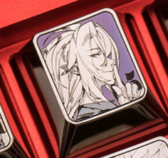 Zenless Zone Zero， January December photo guide, 1U titanium alloy personalized keycaps, anime and game metal carving creative decorative keycaps