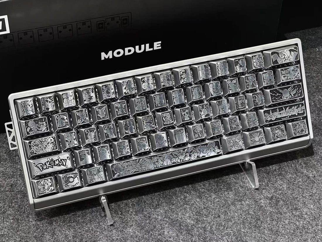 Pok é mon Theme, Metal Personalized Keycap Set Keycaps, Game Anime Theme Personalized Keycaps