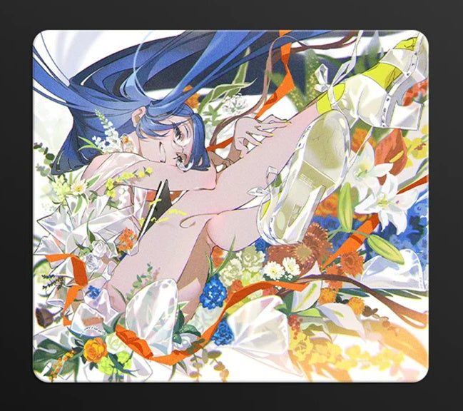 Tempered glass micro etching process mouse pad, high-definition pattern customized professional mouse pad（+13）