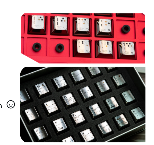 EVA theme, 26 letter key titanium alloy set, metal set personalized keycaps, anime themed keycaps.