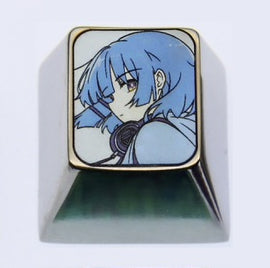BOCCHI THE ROCK! 3 character 1U titanium alloy personalized keycaps, metal keycaps around anime and music characters