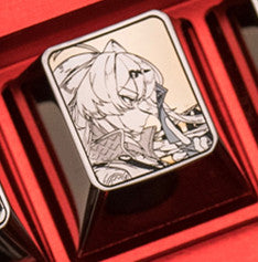 Zenless Zone Zero， January December photo guide, 1U titanium alloy personalized keycaps, anime and game metal carving creative decorative keycaps
