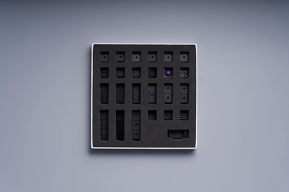 SH2PE Vera Metal Personalized Keycap Combination Set, Metal Simple Pattern Decorative Keycaps