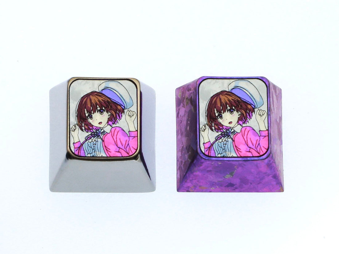 Saenai Heroine No Sodatekata, Megumi Kato, 1U titanium alloy personalized keycaps, anime and game creative decorative keycaps