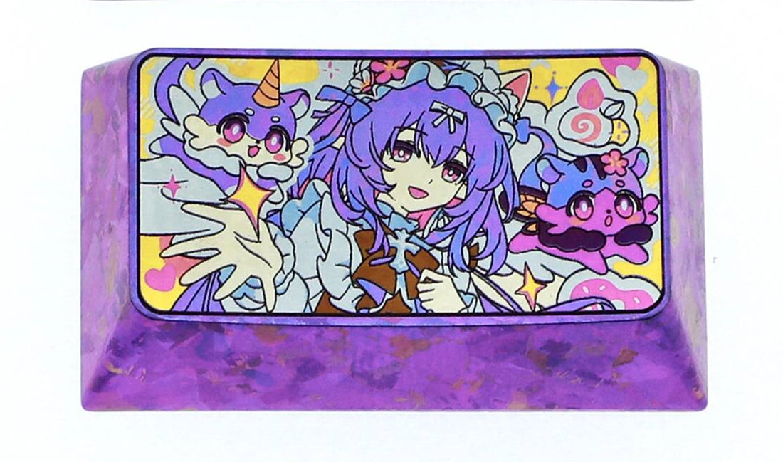 Honkai: Star Rail, Castoriuce, 1.75U titanium alloy personalized keycaps, game anime culture peripheral products, mechanical keyboard decoration keycaps