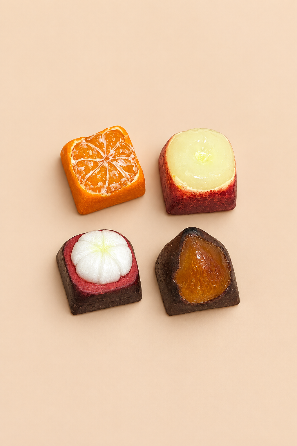 Simulated fruit series keycaps, handmade personalized keycaps made of soft clay material, mechanical keyboard creatively decorated keycaps