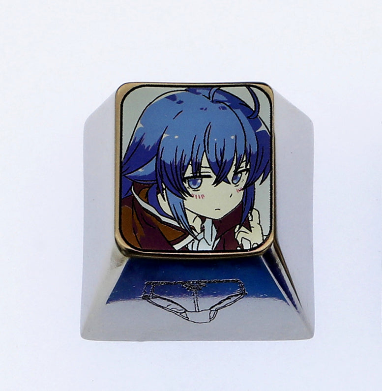 Roxy， Titanium alloy carved keycaps, mechanical keyboard keycaps