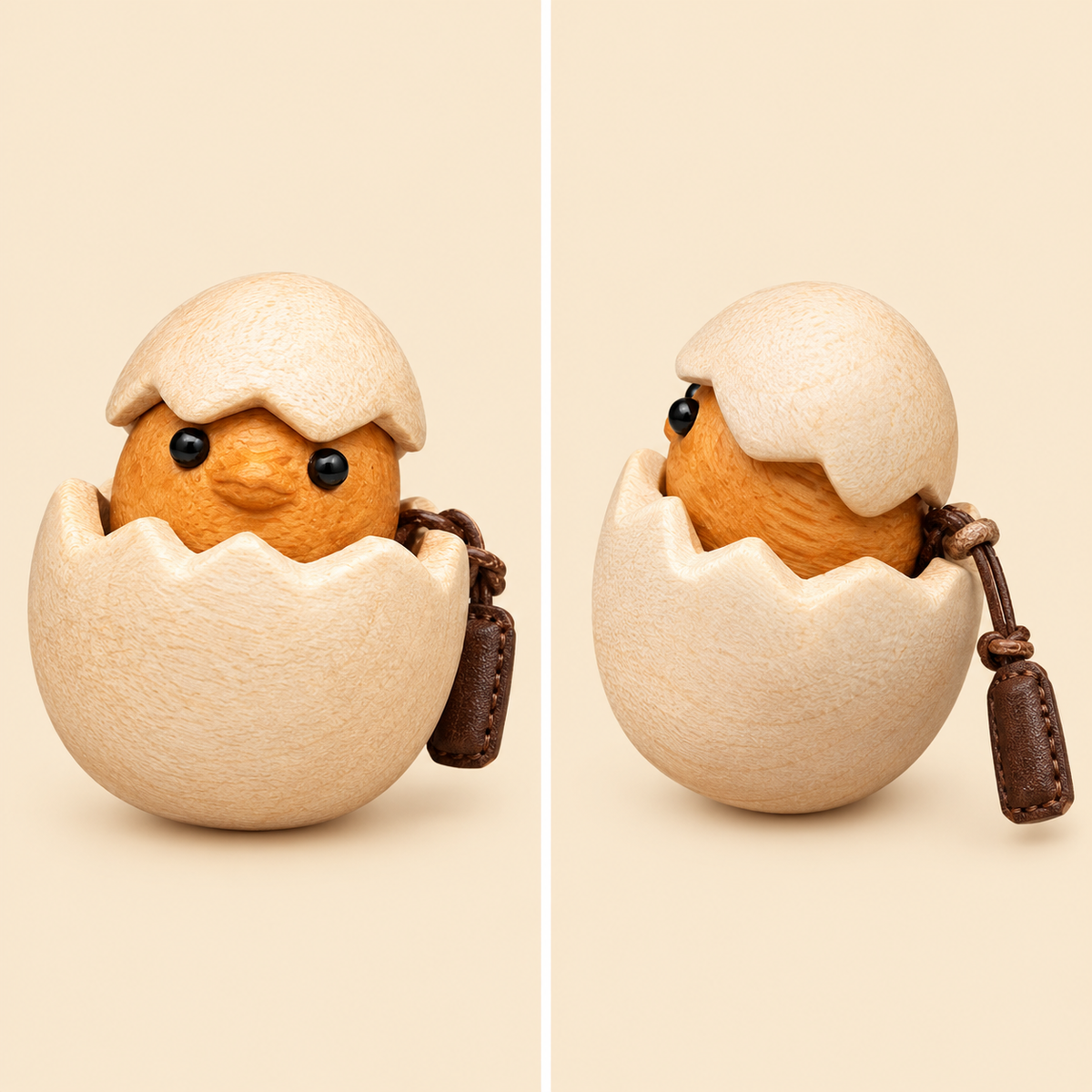 Solid wood relief stress button toys for hatching chicks, mechanical switch toys, wooden press toys, and creative products for keyboard peripherals.