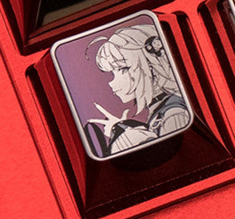Zenless Zone Zero， January December photo guide, 1U titanium alloy personalized keycaps, anime and game metal carving creative decorative keycaps
