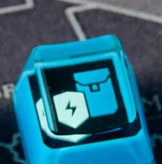 Helldovers 2 theme, personalized keycaps for function keys, crystal dropper material decorative keycaps, mechanical keyboard artisankeycaps
