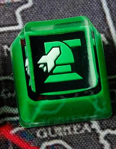 Helldovers 2 theme, personalized keycaps for function keys, crystal dropper material decorative keycaps, mechanical keyboard artisankeycaps