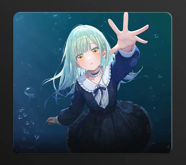Tempered glass micro etching process mouse pad, high-definition pattern customized professional mouse pad（+14）
