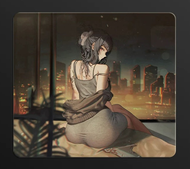 Polyurethane neutral special fabric customized mouse pad（+15）