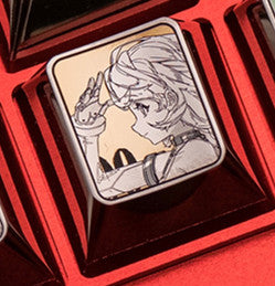 Zenless Zone Zero， January December photo guide, 1U titanium alloy personalized keycaps, anime and game metal carving creative decorative keycaps