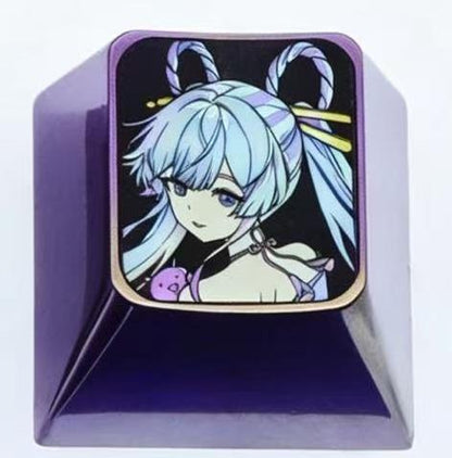 Cosmic Princess Kaguya! Theme, 1U titanium alloy personalized keycap, anime and game culture creative mechanical keyboard decoration keycap
