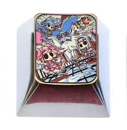 Puella Magi Madoka Magica，1U、1.25U、2.25U、6.25U、7U， Titanium alloy personalized keycaps