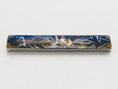 EVA Theme Asuka/ Ayanami Rei，Spear of Longinus 6.25 U Titanium Spacebar, Anime and Game Culture Creative Keycaps, Mechanical Keyboard Decorative Keycaps