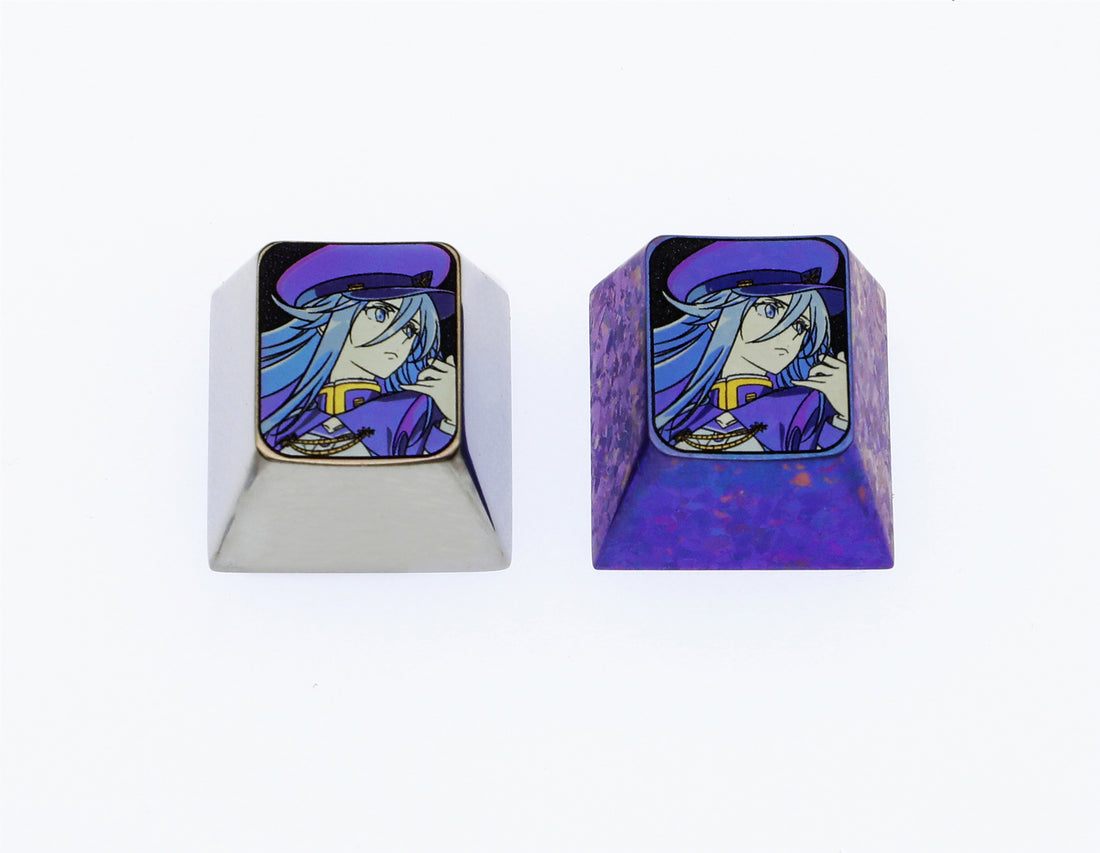 Non-existent war zones, Lena， Titanium alloy carved keycaps, personalized keycaps, anime game keycaps.
