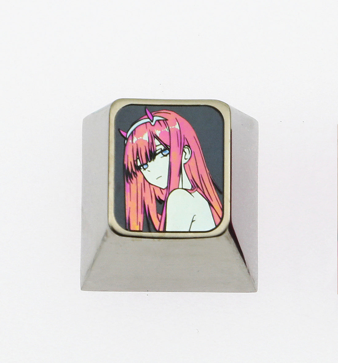 DARLING in the FRANXX 02 color titanium alloy keycaps, personalized keycaps for mechanical keyboards.