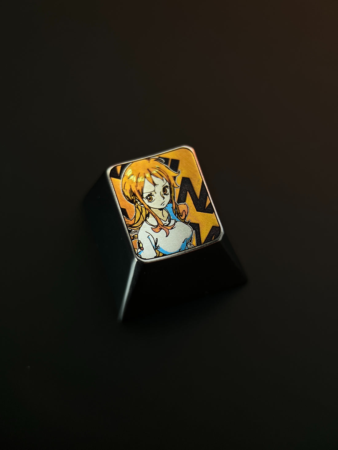 One Piece series, Luffy, Nami, Robin, titanium alloy 1U personalized keycaps, decorative keycaps.