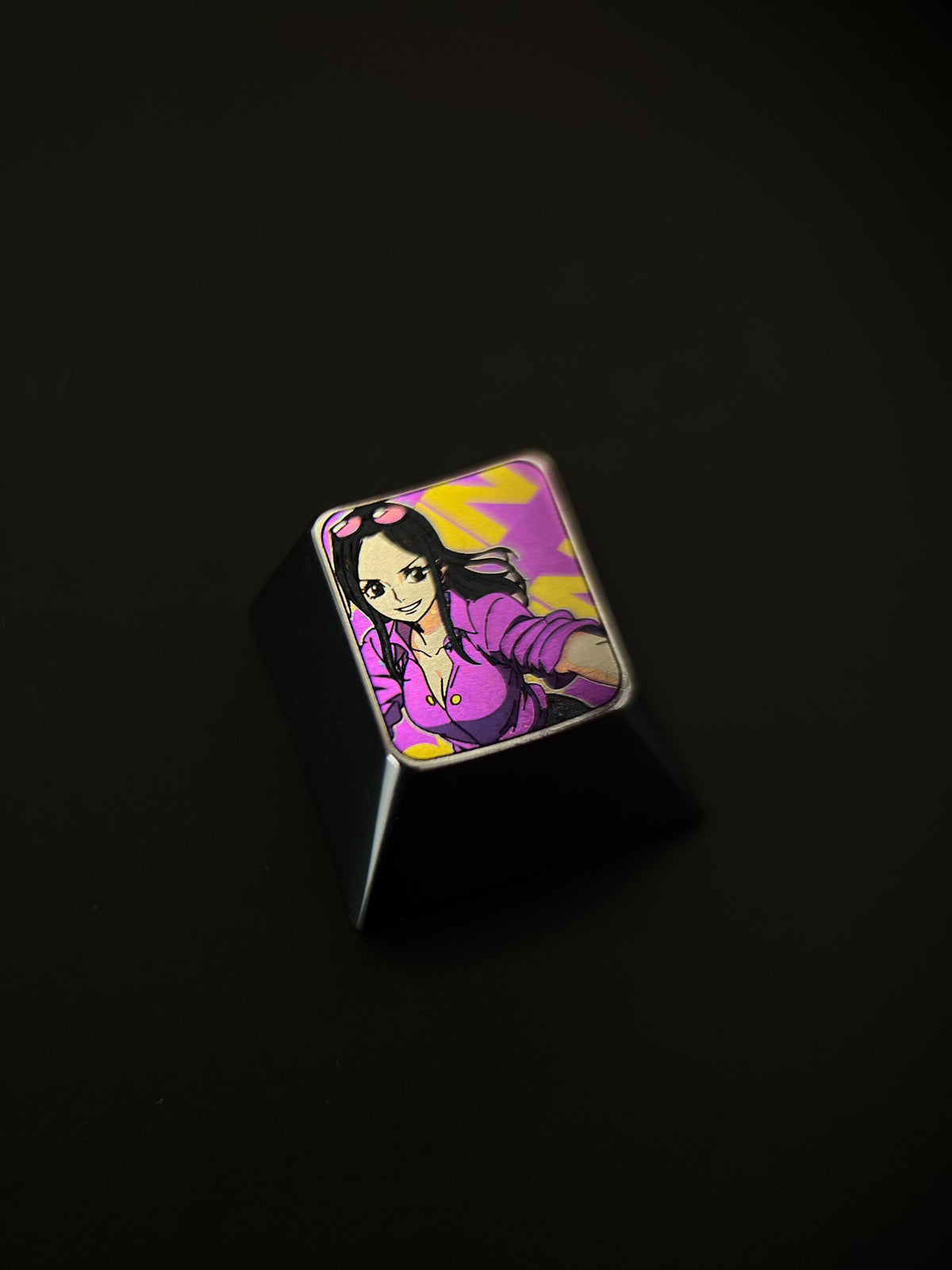 Robin Keycaps One Piece series, Luffy, Nami, Robin, titanium alloy 1U personalized k ...