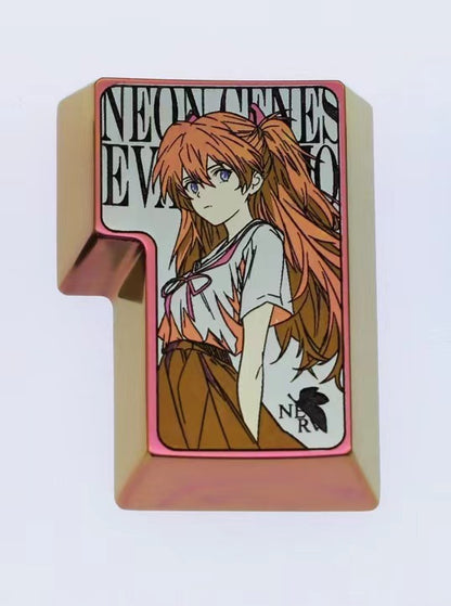 EVA, Asuka Langley Soryu, 7-shaped Enter, titanium alloy, titanium color Enter